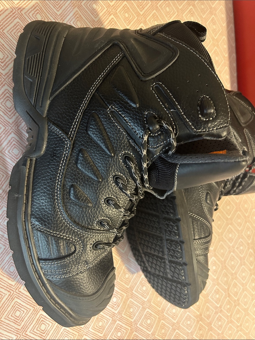 Harley-Davidson Men's Black Leather Tactical Boots